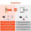 VEVOR Wireless Meat Thermometer Bluetooth Meat Probe 500 ft Range for Cooking