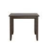 Wallace & Bay Velvety Brown 5 Piece Dining Table Set