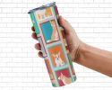 Lots of Fawn Cardigan Corgi Stainless Steel Skinny Tumbler Vacuum Double Walled Reusable Insulated Tumbler Travel Cup for Coffee Cocktails Gift with L