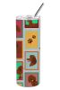 Lots of Chocolate Standard Poodle Stainless Steel Skinny Tumbler Vacuum Double Walled Reusable Insulated Tumbler Travel Cup for Coffee Cocktails Gift
