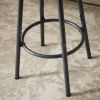 Long Bar Table Set with 3 PU Upholstered Bar Stools, Industrial Bar Table and Chairs for Kitchen Breakfast Table, Living Room, Banquet Hall