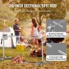 VEVOR 56" Electric BBQ Rotisserie Grill Kit Stainless Steel Grill 132lb Pig Lamb