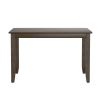 Wallace & Bay Velvety Brown 5 Piece Dining Table Set