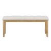 TREXM 6-Piece Retro Rectangular Dining Table Set