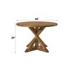 Wallace II Weathered Oak 5PCs Dining Room Set