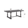 Bernard Weathered Gray Oak Finish 7 PCs Dining Room Set