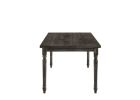 Claudia II Weathered Gray Finish 7 PCs Dining Room Set