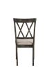 Claudia II Weathered Gray Finish 7 PCs Dining Room Set