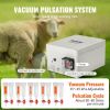 VEVOR Goat Milking Machine, 3 L 304 Stainless Steel Bucket, Electric Automatic Pulsation Vacuum Milker
