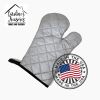 Lots of Black Labrador Retriever Oven Mitt Heat Resistant Thick Oven Mitt for Hot Pans and Oven, Kitchen Mitt Protect Hands, Cooking Baking Glove