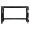 TREXM 6-Piece Counter Height Dining Table Set Table with Shelf 4 Chairs and Bench for Dining Room (Espresso)