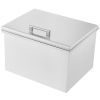 VEVOR 40Quart Drop in Ice Chest Ice Cooler Ice Bin Stainless Steel 20"x16"x14.6"