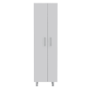 Hayne 9-Shelf 2-Door 2-piece Kitchen Set, Kitchen Island and Pantry White and Light Oak
