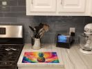 NEW Colorful Pineapple Glass Cutting Board Decorative Tempered Glass Kitchen Cutting and Serving Board Large Size Chopping Board