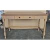 Solid Wood Desk with 1 Drawer and turned legs