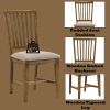 Wallace II Weathered Oak 5PCs Dining Room Set