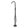 VEVOR Freestanding Bathtub Faucet, Floor Mount, Freestanding Tub Filler, Shower Mixer Taps, Two Water Modes, 360¬∞ Swivel Spout